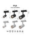 FIJI * FOCO CARRIL 15W 3000K BLANCO